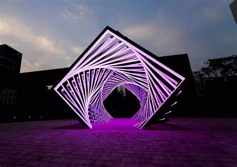 Accumulation: Dramatic LED Light Tunnel by Yang Minha | Inspiration ...