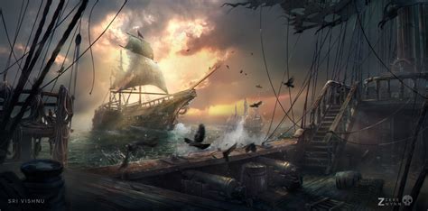 ArtStation - Abandoned Ship