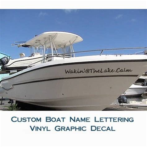 Customized Boat Name Decals Vinyl decal stickers personalized