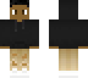 Black Hoodie Guy | Minecraft Skin