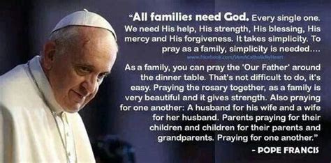 Family Quotes Pope Francis. QuotesGram