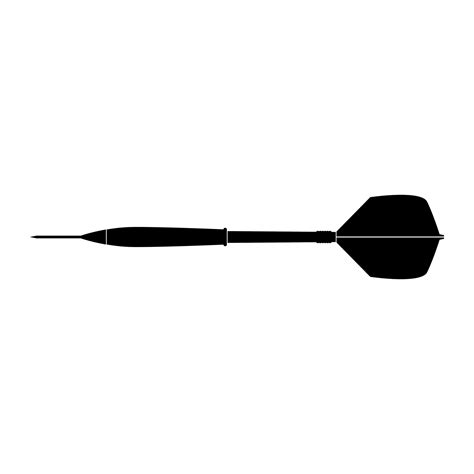 Dart arrow black icon . 5215107 Vector Art at Vecteezy