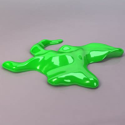 3d fbx slime blob