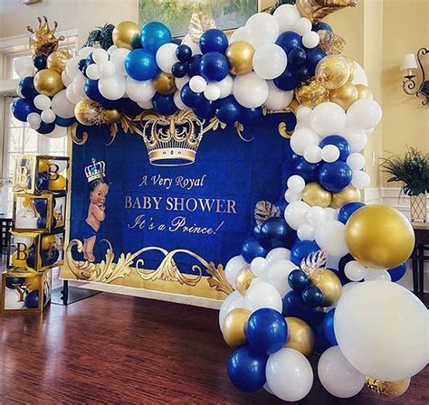 Baby Shower Azul, Boy Baby Shower Themes, Baby Shower Balloons, Boy Shower, Blue Party ...