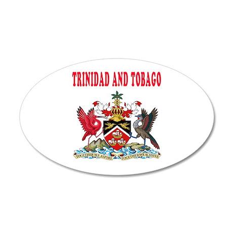 Trinidad and Tobago Coat Of Arms Designs Wall Decal by majortees