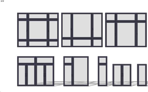 6508. Free Sketchup Window Models Download