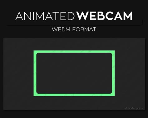 Twitch Webcam Frame Streaming Overlay, Webcam Border, Custom Twitch ...