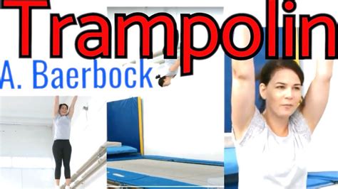 Annalena Baerbock Trampoline - Gezegen lersavasi