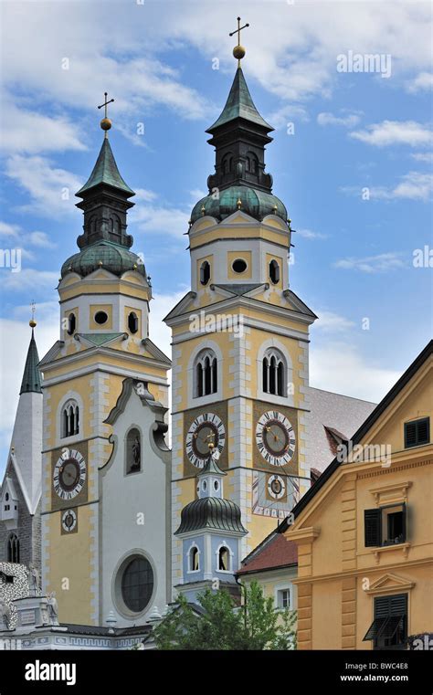 The cathedral at Brixen / Bressanone, Dolomites, Italy Stock Photo - Alamy