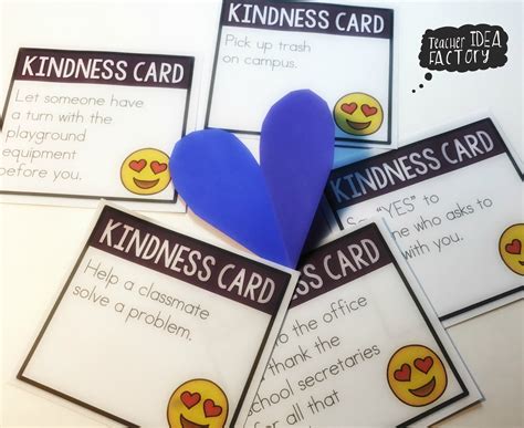 Kindness Cards - Teacher Idea Factory