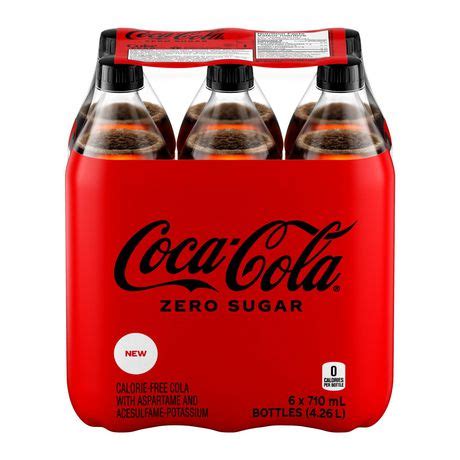 Coca-Cola® Zero Sugar 710mL Bottles, 6 Pack | Walmart Canada