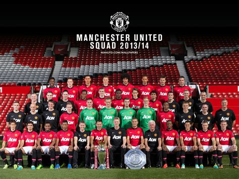 Manchester united 2013/2014 squad wallpaper download | Manchester United Wallpapers