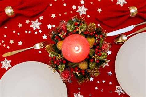 Christmas Dinner Table Free Stock Photo - Public Domain Pictures