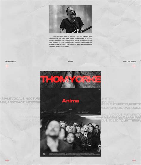 Poster collection: Thom Yorke — Anima on Behance