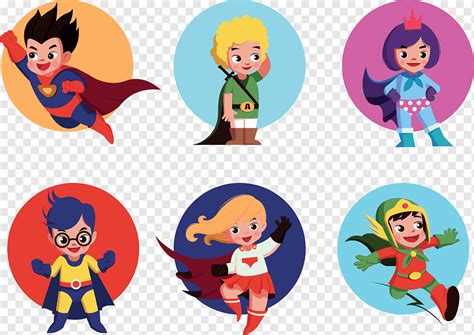 Animated Kid Superheroes