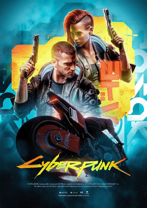 Cyberpunk 2077 poster on Behance