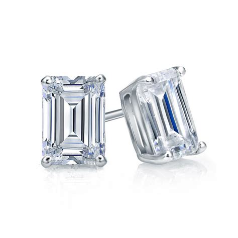 24 Best Emerald Cut Diamond Earrings - Home, Family, Style and Art Ideas