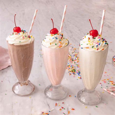 Top 4 Milkshake Recipes