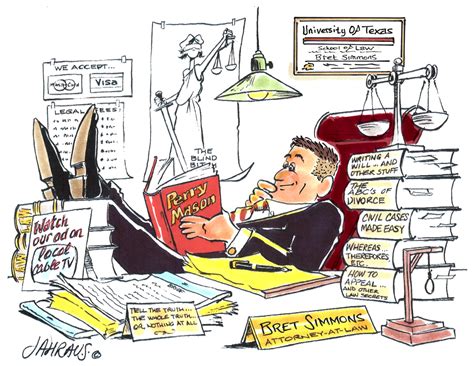 Attorney-At-Law Cartoon | Funny Gift for Attorney-at-law