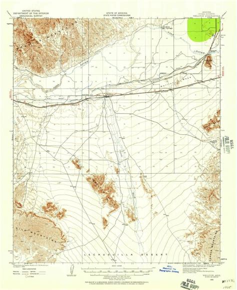 1926 Wellton, AZ - Arizona - USGS Topographic Map in 2022 | Topographic ...