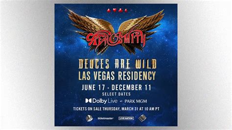 “Deuces Are Wild” again! Aerosmith announces new Las Vegas residency ...