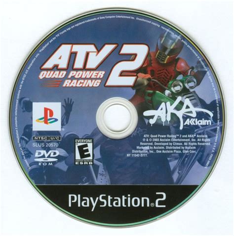 ATV: Quad Power Racing 2 (2003) PlayStation 2 box cover art - MobyGames