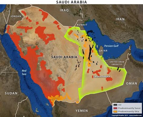 Saudi Arabia's Critical Oil Regions