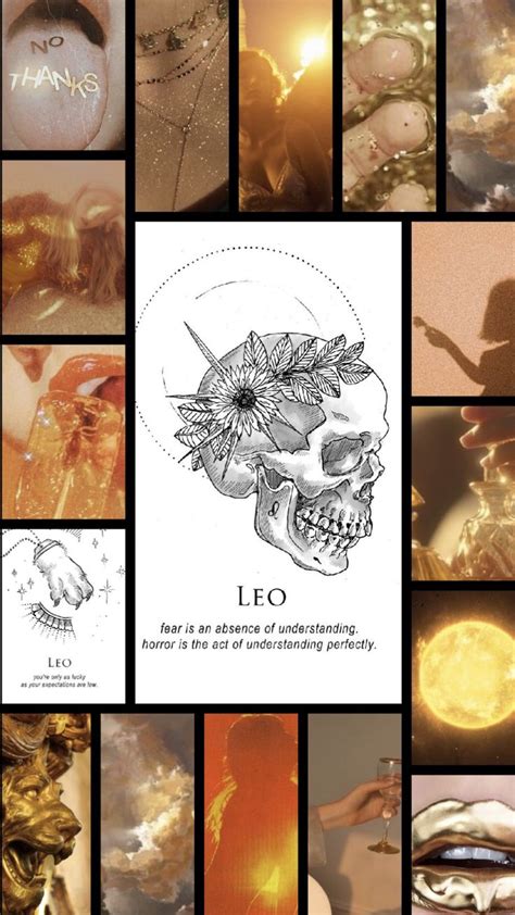 Leo aesthetic wallpaper | Zodiac leo art, Star sign art, Leo zodiac