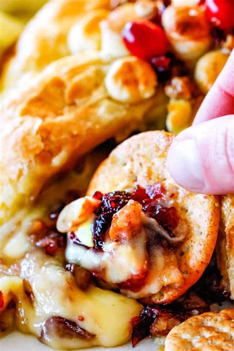 STUFFED Baked Brie in Puff Pastry (with step by step photos)