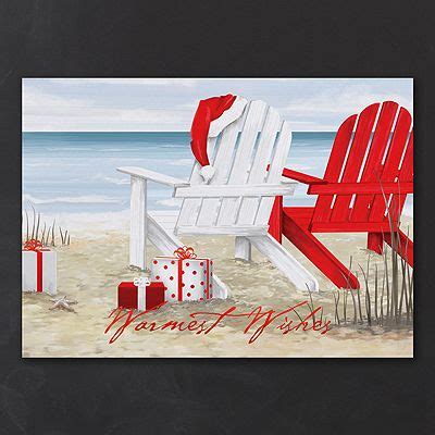 Warm Wish Beach Theme Holiday Cards Personalized http ...