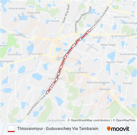 91v Route: Schedules, Stops & Maps - Guduvanchery (Updated)