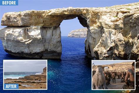 What happened to the Azure Window in Malta? Rock formation featured in ...