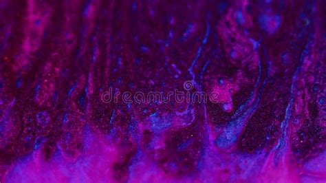 Glitter Paint Texture Oil Fluid Flow Pink Blue Mix Stock Footage ...