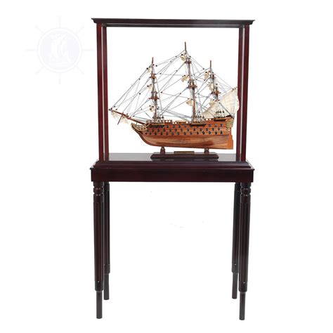 HMS VICTORY MODEL SHIP SMALL WITH DISPLAY CASE | Museum-quality | Full ...