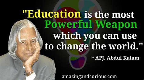 Dr. APJ Abdul Kalam Quotes On Education With Images | Educational ...