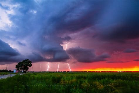 Thunderstorm Photography Print Picture of Lightning Strikes | Etsy