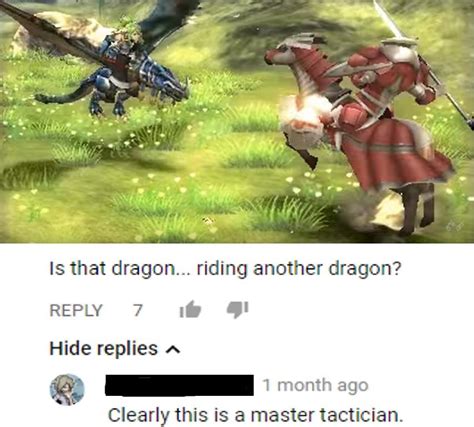 Dragon riding a dragon : fireemblem