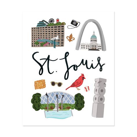 City Art Prints - St. Louis– Bloomwolf Studio