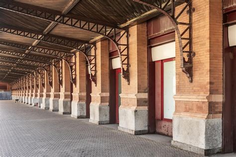 Premium Photo | Annex building to the vintage atocha train station