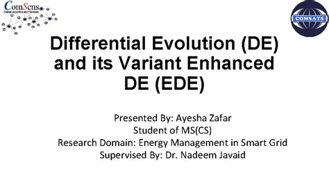 Differential Evolution DE and its Variant Enhanced DE