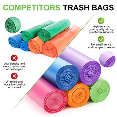 ToVii Small Trash Bags Small Garbage Bags 4 Gallon Trash Bags for ...