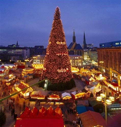 Must-See Christmas Trees in Cities Around the World | Christmas in germany, Christmas in europe ...