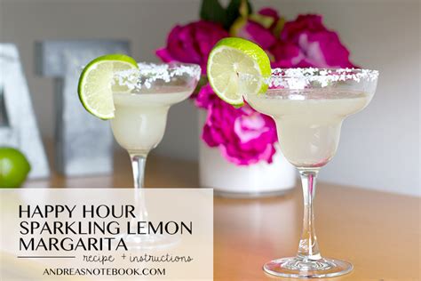 Make a Happy Hour Sparkling Lemon Margarita