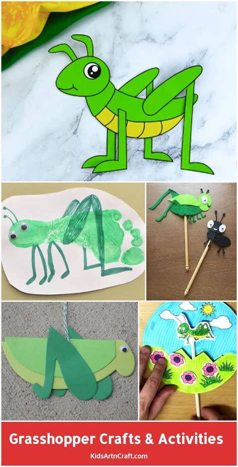 Grasshopper Crafts & Activities for Kids - Kids Art & Craft