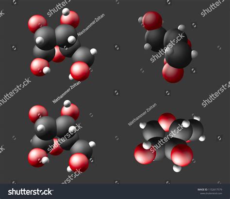 Ribose 3d Structure Stock Illustration 1152617579 | Shutterstock