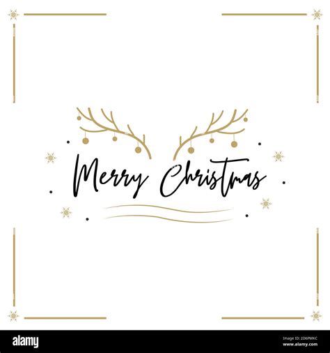 Merry Christmas lettering. Logo design for postcard, invitation ...