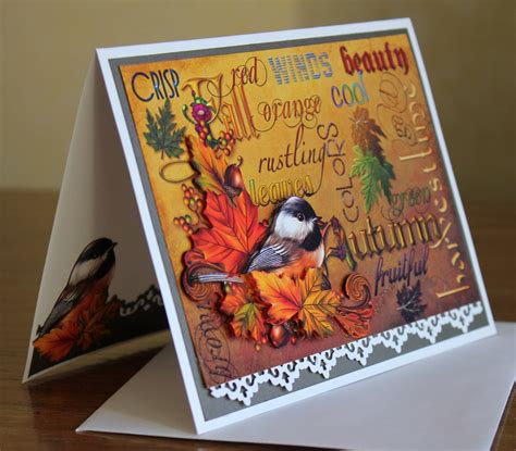 DIY Card Kit Handmade Autumn Greeting Card All Occasion - Etsy