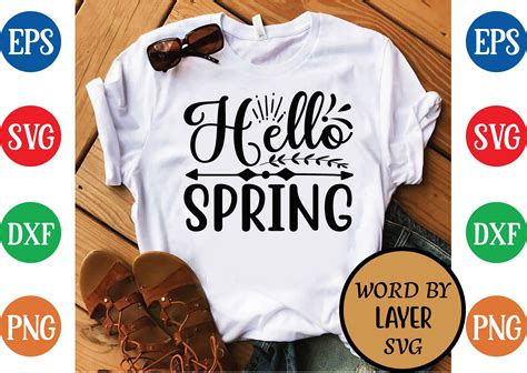 Hello Spring Graphic by Design House · Creative Fabrica