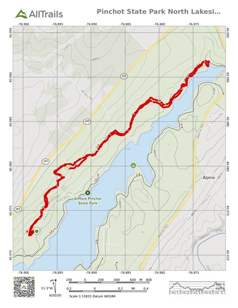 Pinchot State Park Lakeside Trail North - The Space Between