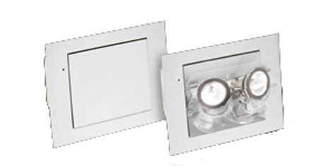 Flush Mount Recessed LED Emergency Light with NiCad Battery